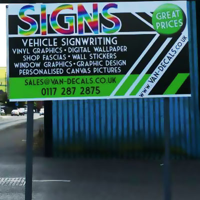 Vehicle sign writing, vinyl and window graphics | Deco Studio