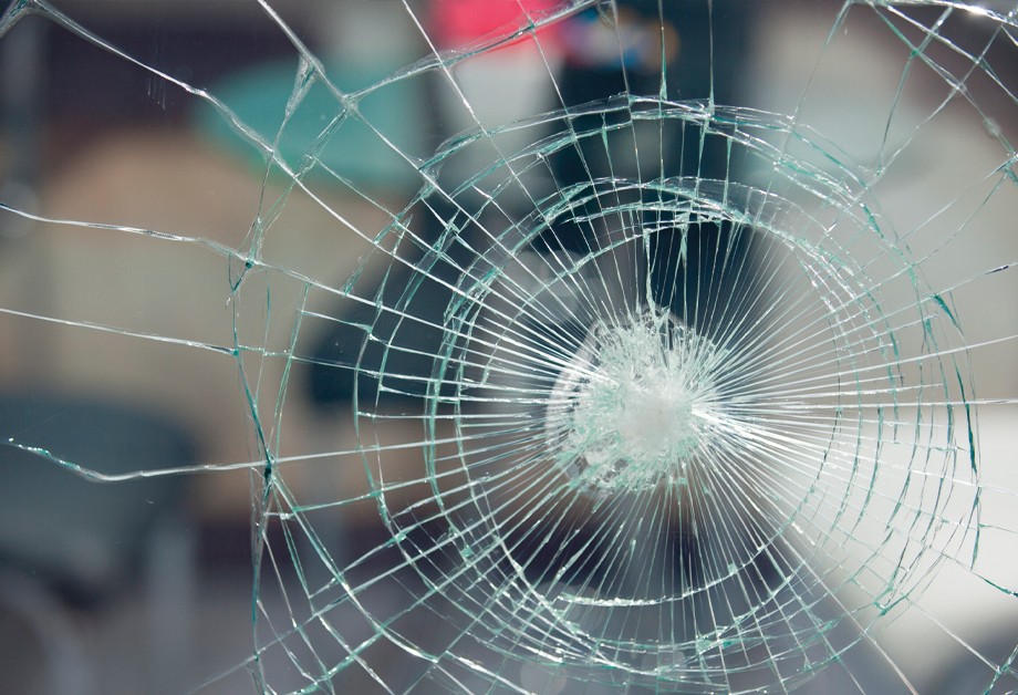 Anti-vandal security window film installation Bristol