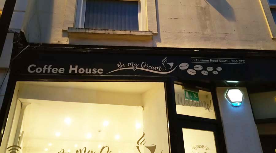 shop front fascia's sign for coffee house | Deco Studio